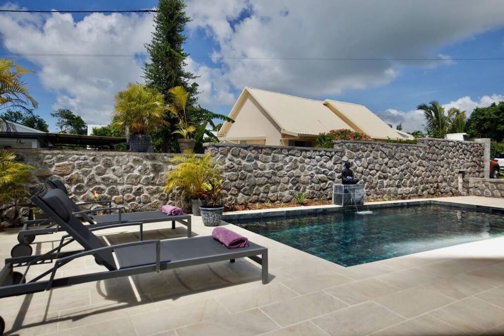 Villa Du Beau Vallon 2 Jacuzzi Privatif Et Piscine Chauffee Partagee Saint Benoit Exterior photo